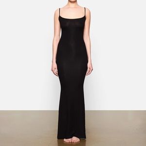 Skims Soft Lounge Ribbed Slip Dress